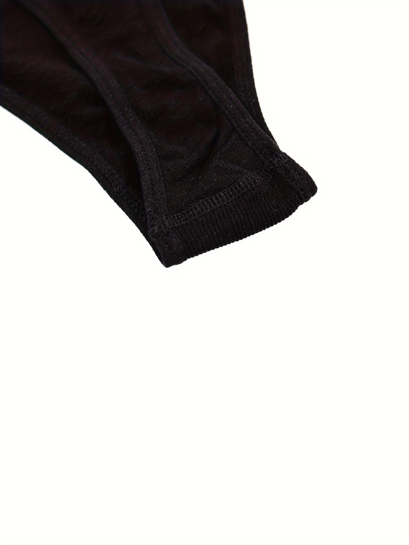 3 Sets Ribbed Bra & Panties Lingerie Set Women's Underwear