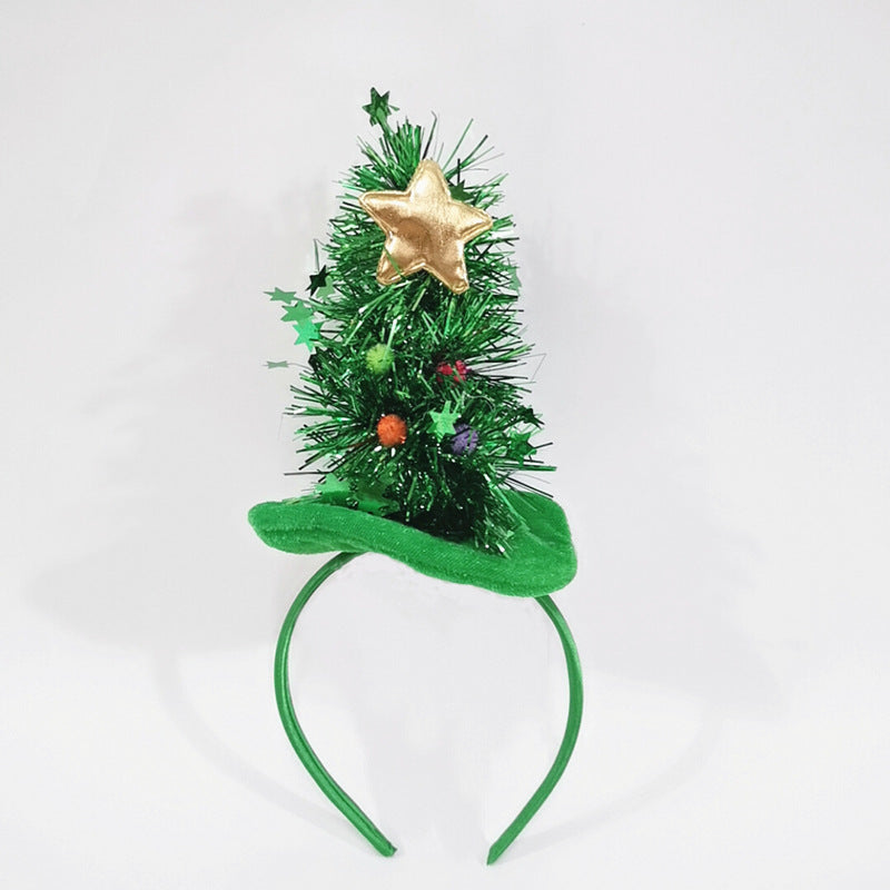 Christmas Tree Headband Christmas Party Hair Hoop 1PCS