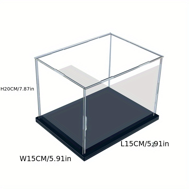 Acrylic Display Case 4x4x4 Inch for Collectibles Action Figures & Toys