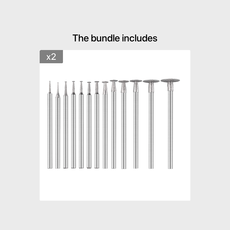 Diamond Needle Jade Grinding Tools for Polishing and Grinding Thin Jade Pieces