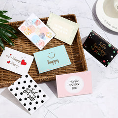 18pcs Mini Holiday DIY Gift Greeting Wish Cards for Celebration