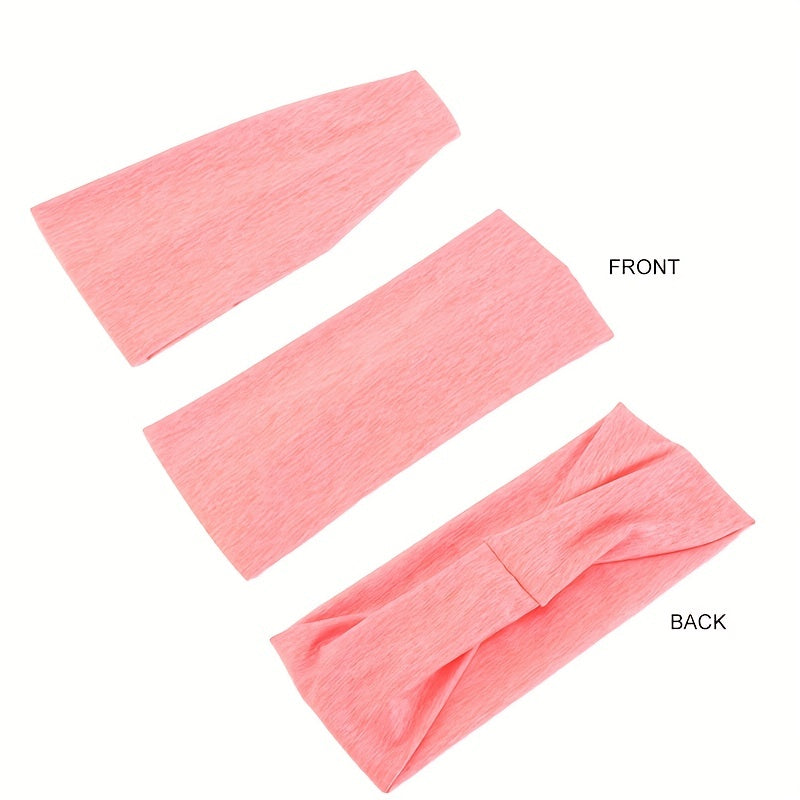 Elastic Hair Bands Yoga Headband Sports Sweatband Hair Hoop