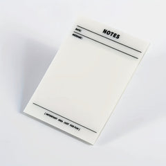 Clear Sticky Notes Large Grid Pad Waterproof Easy To Post Writable Note