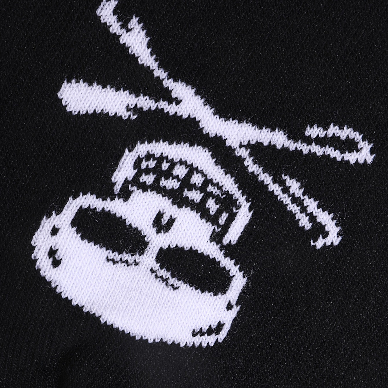 Jacquard Skull Mens Knitted Hat