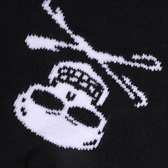 Jacquard Skull Mens Knitted Hat