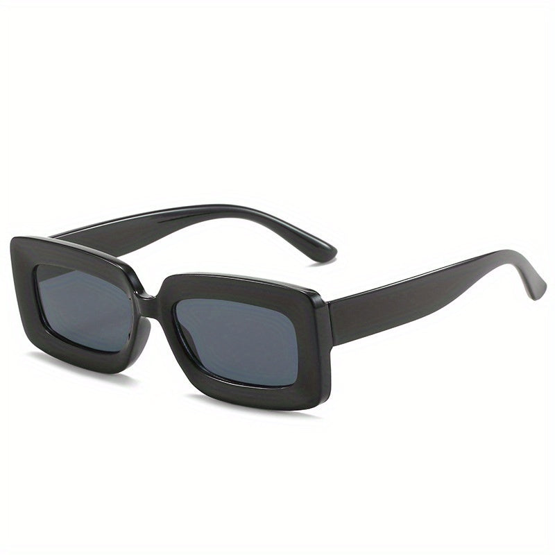 Y2K Rectangle Sunglasses Candy UV400 Sun Shades for Summer Beach Party Club