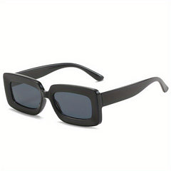 Y2K Rectangle Sunglasses Candy UV400 Sun Shades for Summer Beach Party Club
