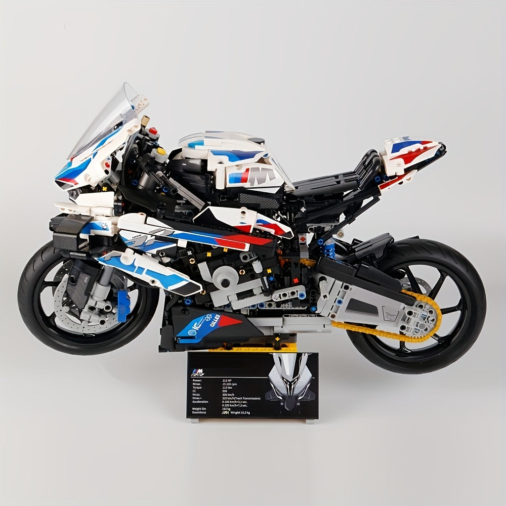 Stylish Motorcycle Model Building Kit - Collectible Display Model for Fans
