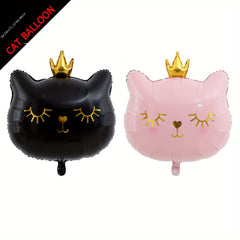 Adorable Kitten Foil Balloon for Party Decor