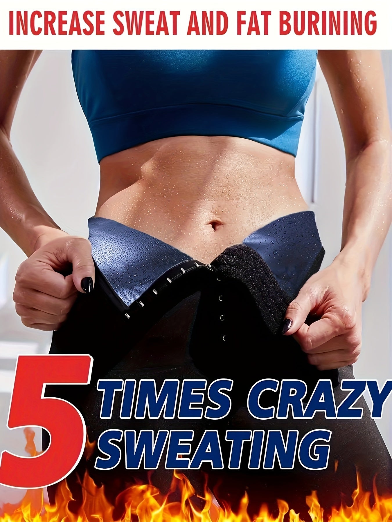 Sauna Sweat Leggings Tummy Control Waist Shaper Yoga Pants