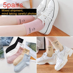 Cartoon Bear Print Socks - Comfy & Breathable Women's Mid Tube Stockings