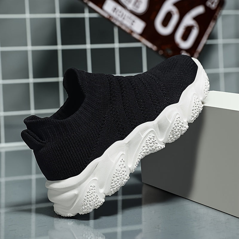 Boy's Slip On Sock Shoes Breathable Knit Sneakers