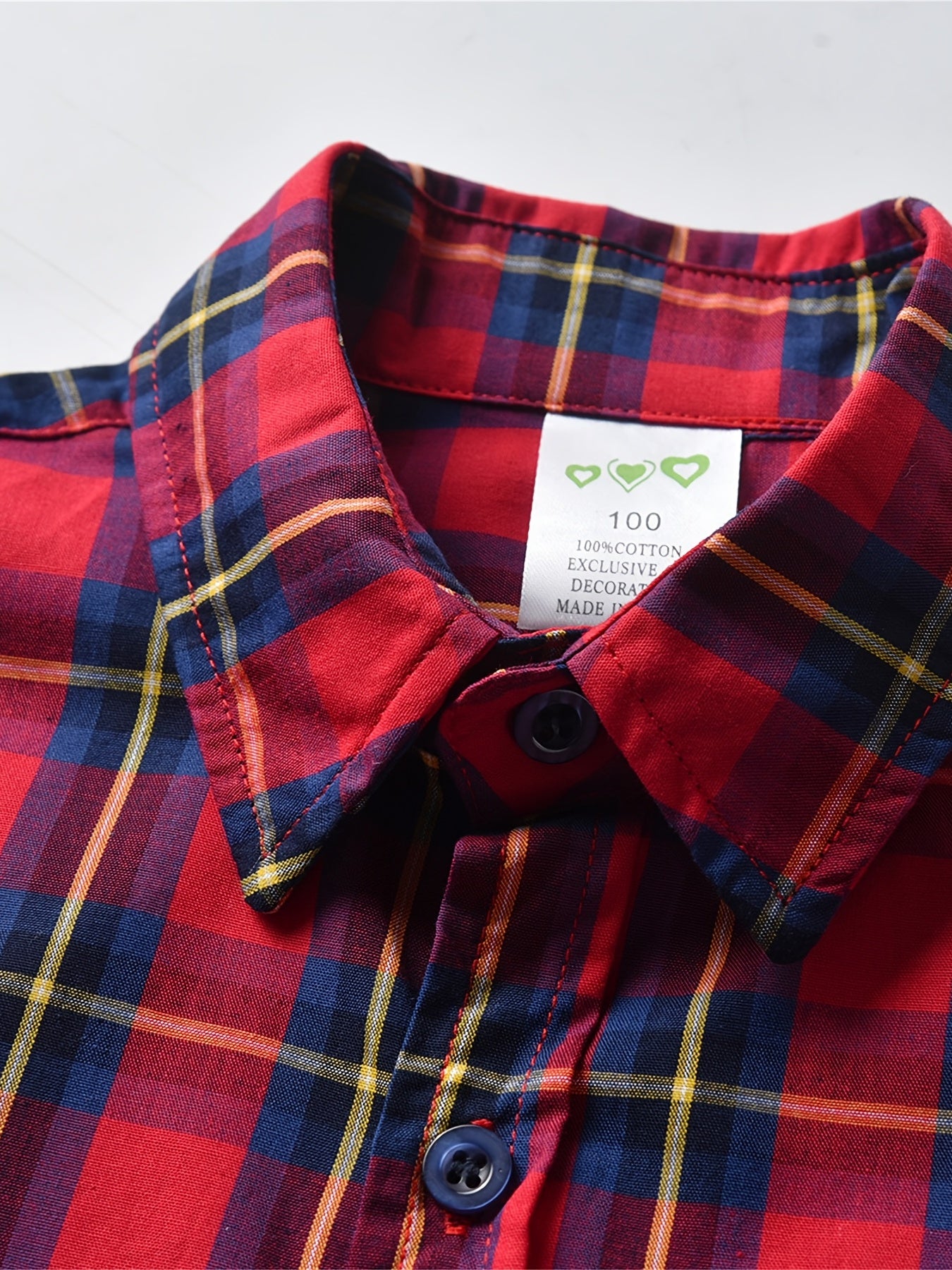 Toddler Boys Plaid Graphic Button Short Sleeve Shirt Kids Summer Clothes