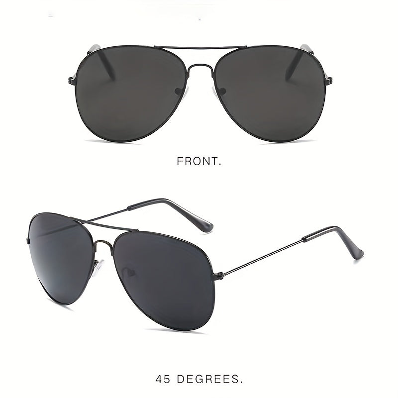 Men's Aviator Sunglasses Polarized Lens UV Blocking