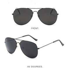 Men's Aviator Sunglasses Polarized Lens UV Blocking