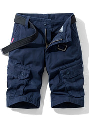 Men's Cotton Cargo Shorts with Pockets