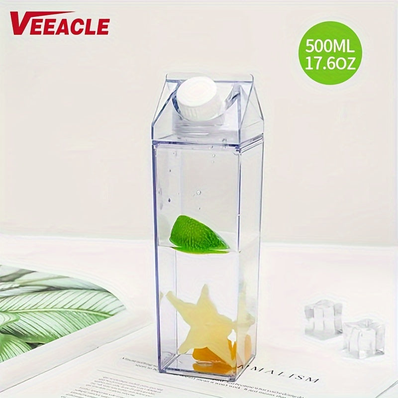 Portable Leakproof Milk Bottle with Cow Pattern