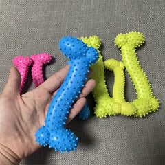 TPR Dog Chew Toy for Teeth Cleaning & Interactive Play Bone Shape