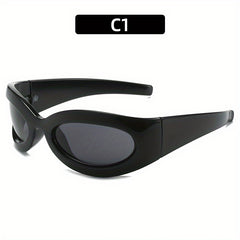 Y2K Wrap Around Sunglasses UV400
