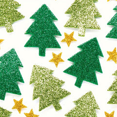 100pcs Christmas Tree Star DIY Foam Stickers Self adhesive Kids Party