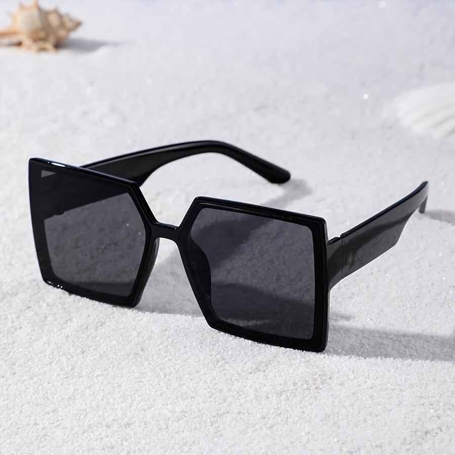 Square Large Frame Sunglasses in 2 Colors