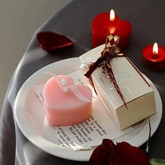 Heart Aromatherapy Candle - Wedding Heart Shaped Gift