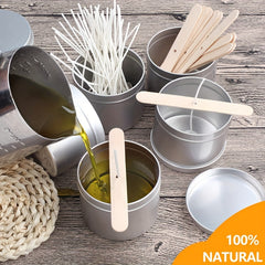 50pcs Wooden Candle Wick Holders Wax Wick Fixed Sticks Candle Centering Device