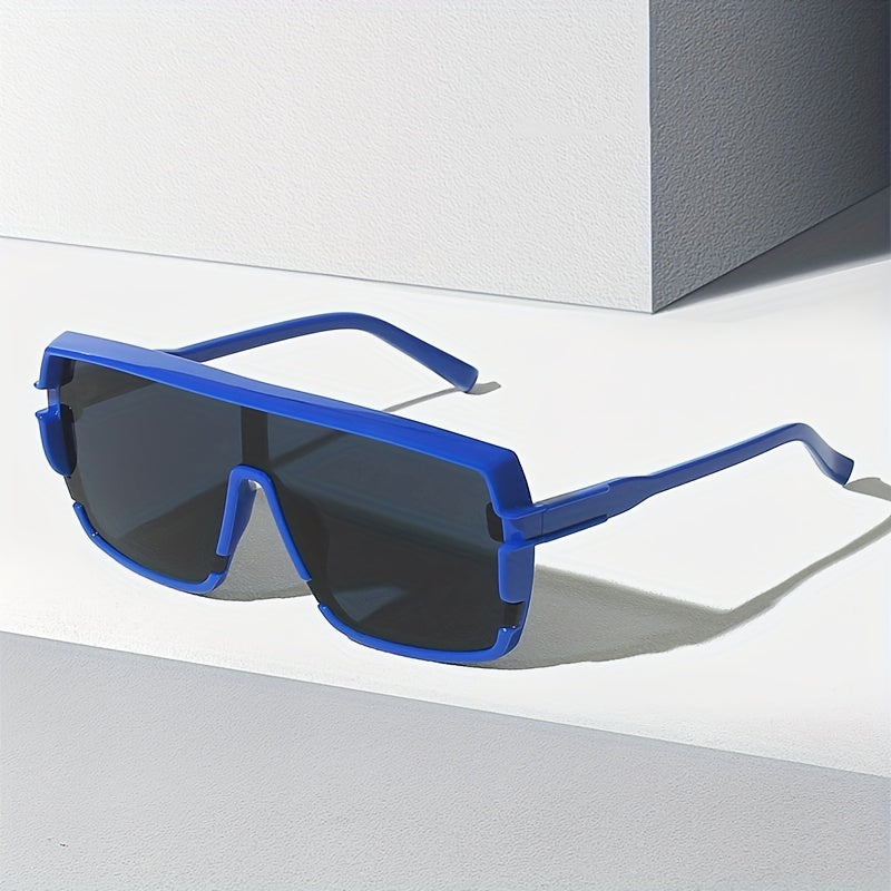 Stylish Men's One Piece Sunglasses for Driving