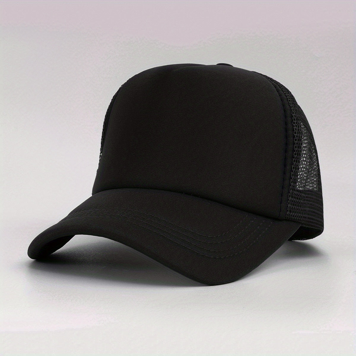 Solid Breathable Baseball Cap Mesh Sun Visor Hats Man Unisex Sports Hat