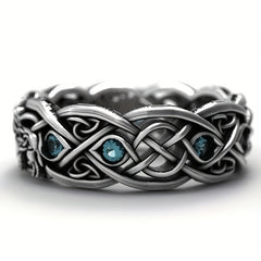 Vintage Wolf Totem Ring for Men