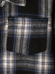 Boy's Plaid Long Sleeve Shirt Casual Slightly Stretch Breathable Button Up Shirt