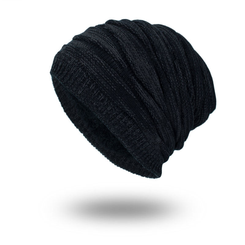 Men's Slouchy Beanie Cap Knit Winter Hat Fleece Lined Warm Acrylic