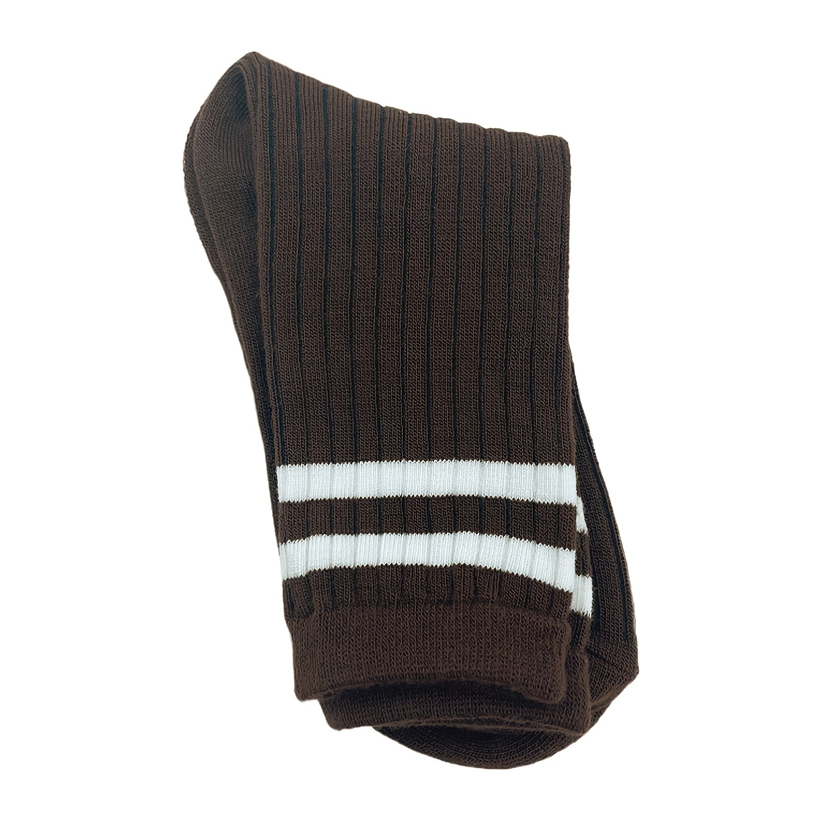 Cozy Striped Mid Tube Socks for Women