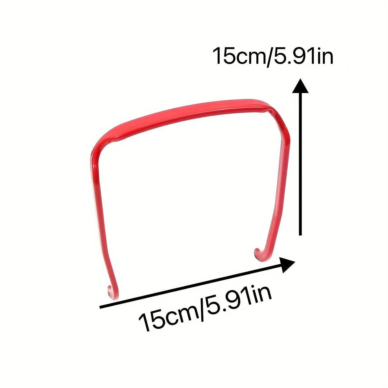 Invisible Hoop Curly Hair Headband Thick Headdress for Women
