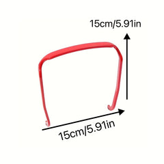Invisible Hoop Curly Hair Headband Thick Headdress for Women