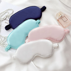 Double Sided Soft Sleep Eye Mask Solid Blackout Blindfold