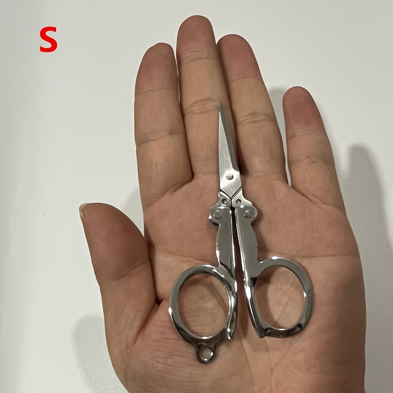 Portable Stainless Steel Scissors for Travel and Emergencies