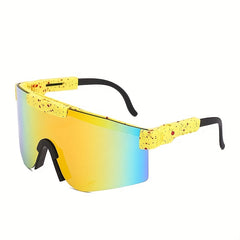 Men's Outdoor Cycling Sunglasses Big Frame Sports Goggles
