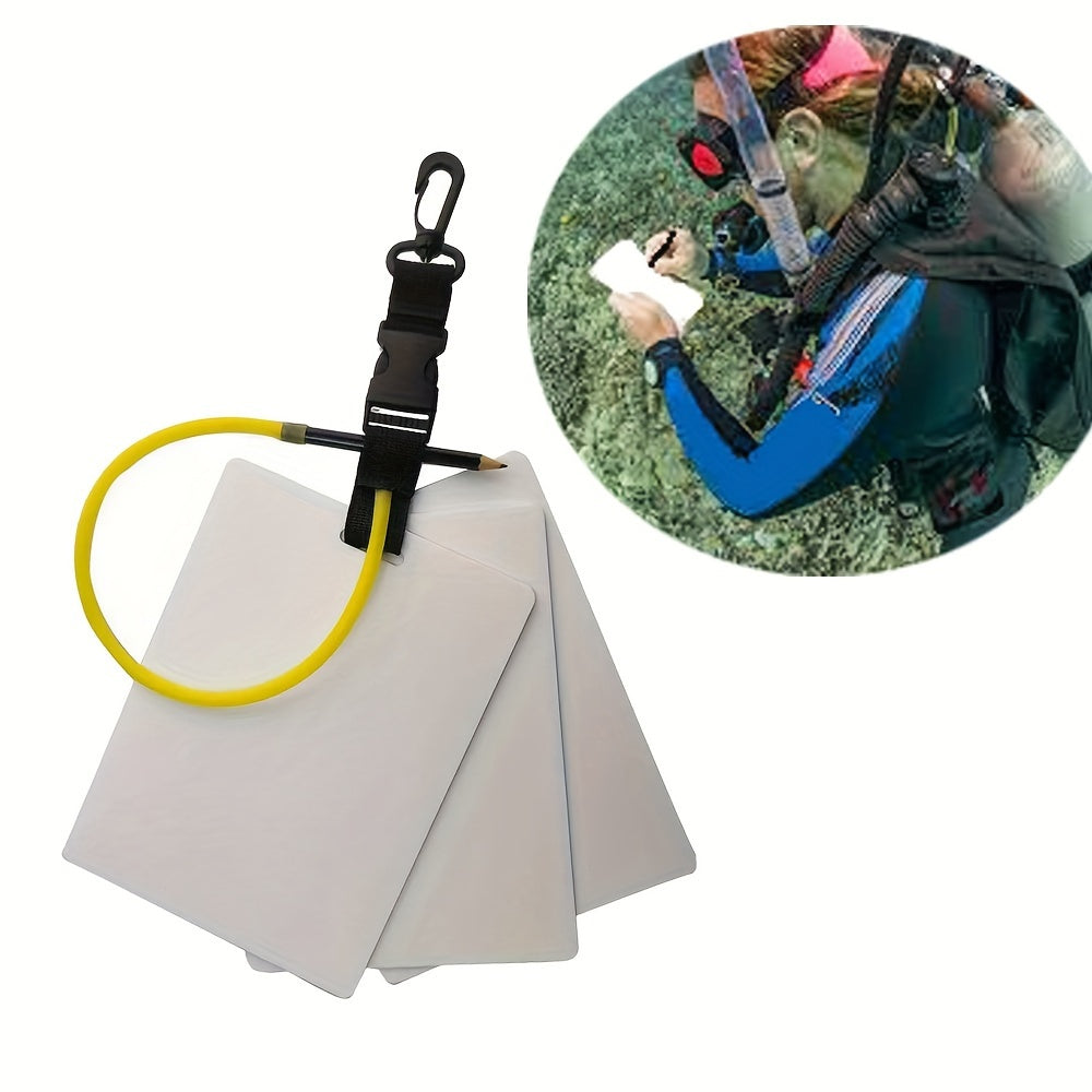 Underwater Scuba Diving Writing Slate Board with Pencil