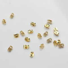 50pcs Casual Earring Back Plugs Round Ear Studs Jewelry Accessories DIY
