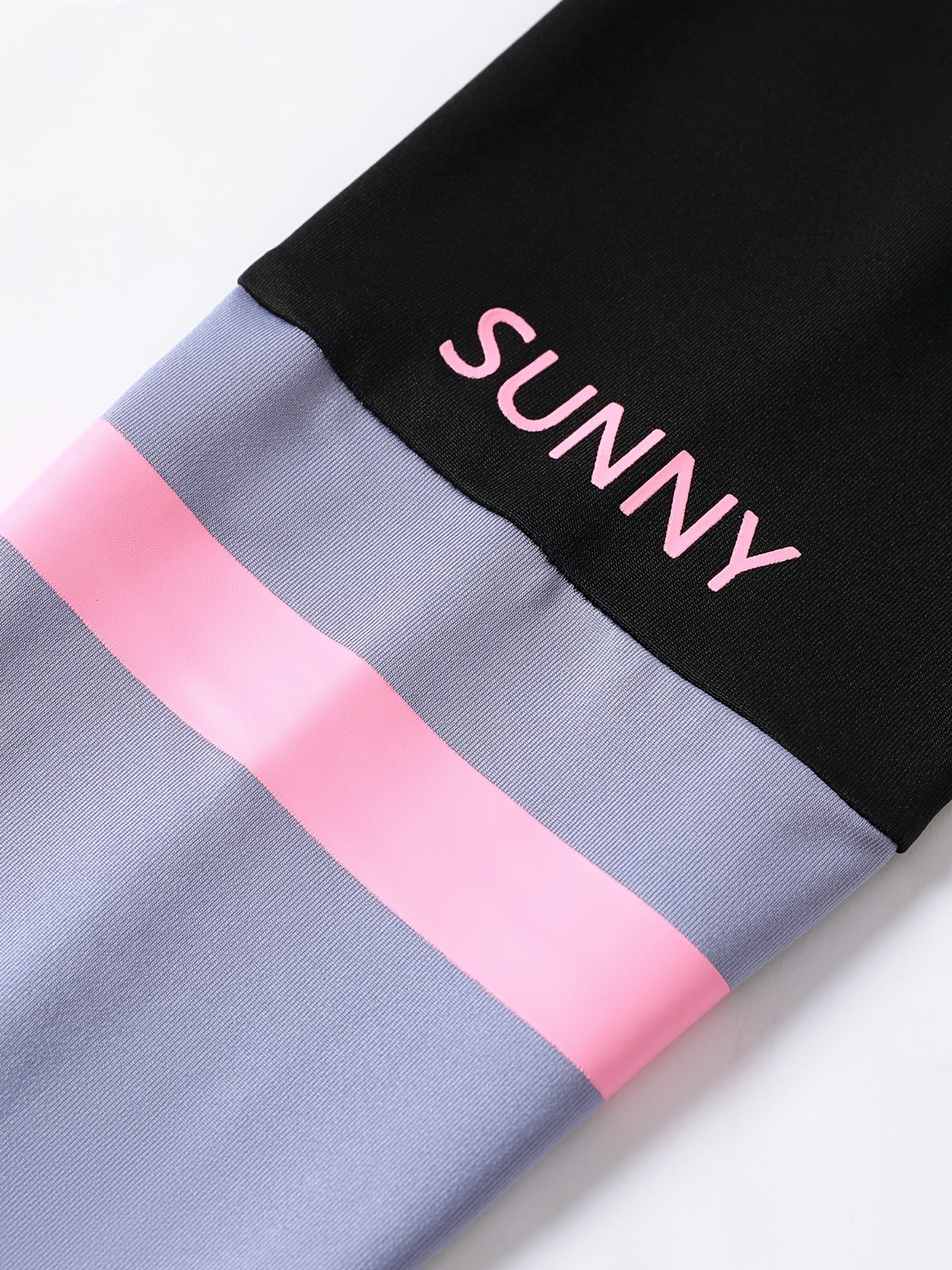 Girls Colorblock Stretch Sports Legging Pants Skinny Fit Yoga Pants