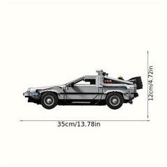 1872pcs Time Machine Building Blocks Construction Car Bricks Toys