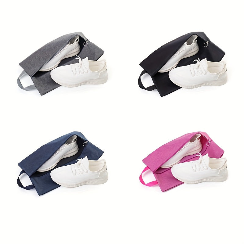 Portable Shoe Bags For Travel Dustproof Oxford Cloth Shoe Storage Organizer