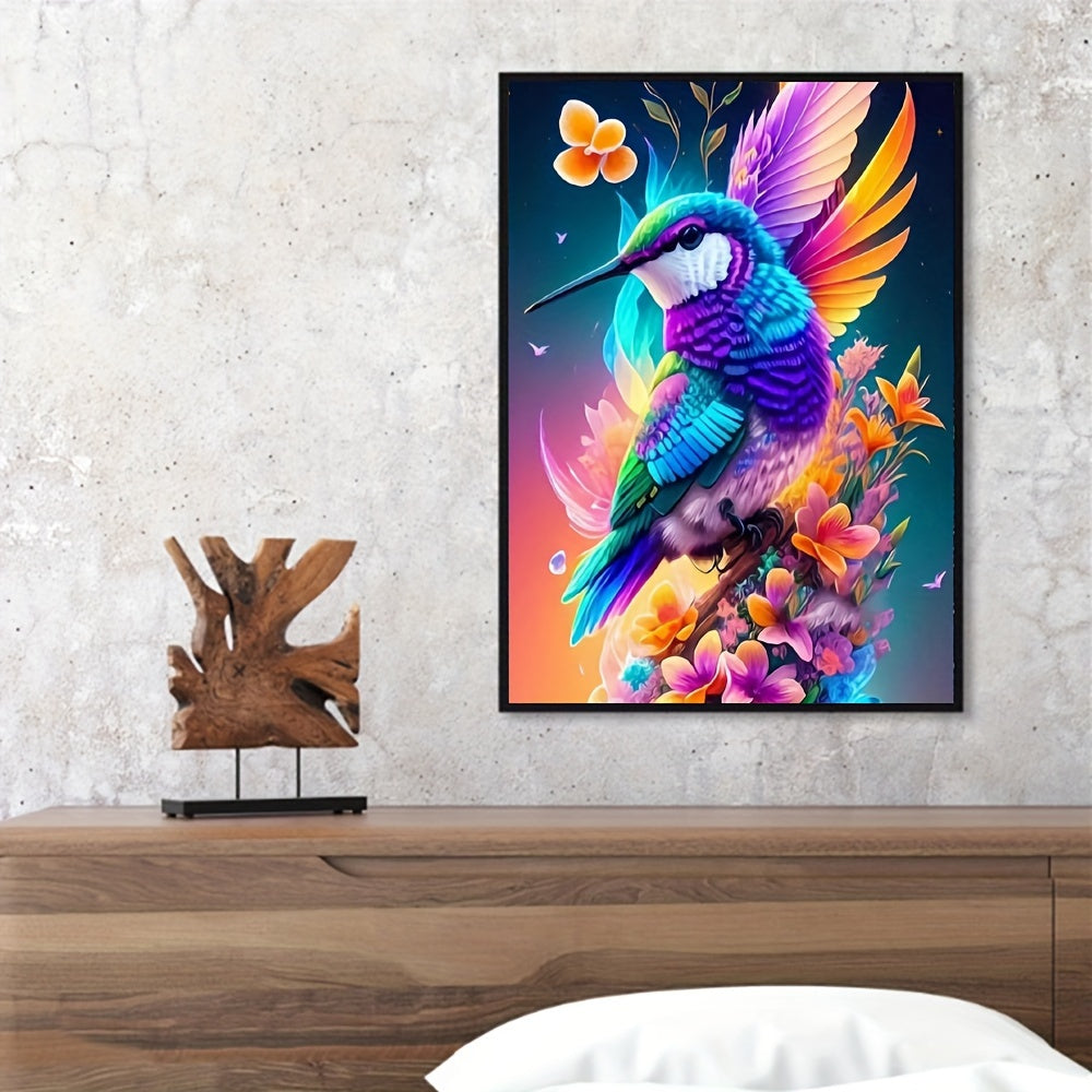 Colorful Bird Pattern Canvas Painting Poster Print Home Wall Decoration Art