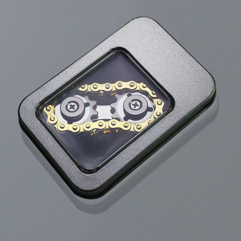 Pocket Chain Fingertip Decompression Gyroscope