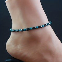 Gallstone Beaded Anklet Energy Healing Bracelet