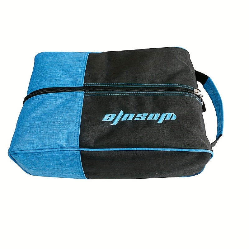 Colorblock Shoes Bag Zipper Travel Organizer