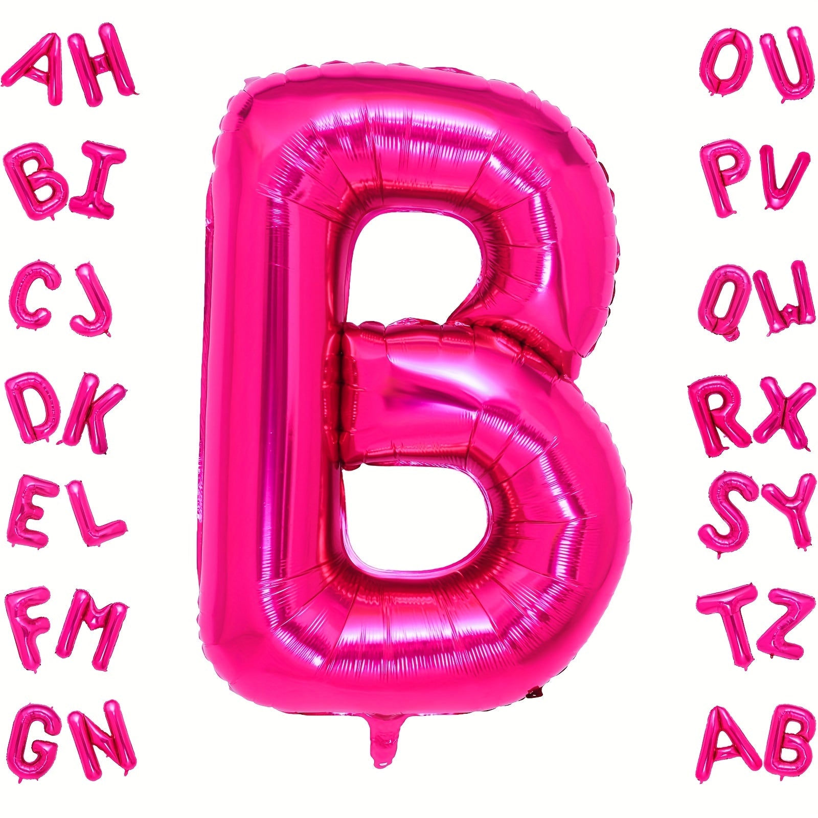 101 6 Cm Large Pink Letter A Balloons Foil Mylar Big Balloons for Party