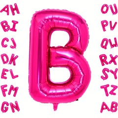 101 6 Cm Large Pink Letter A Balloons Foil Mylar Big Balloons for Party