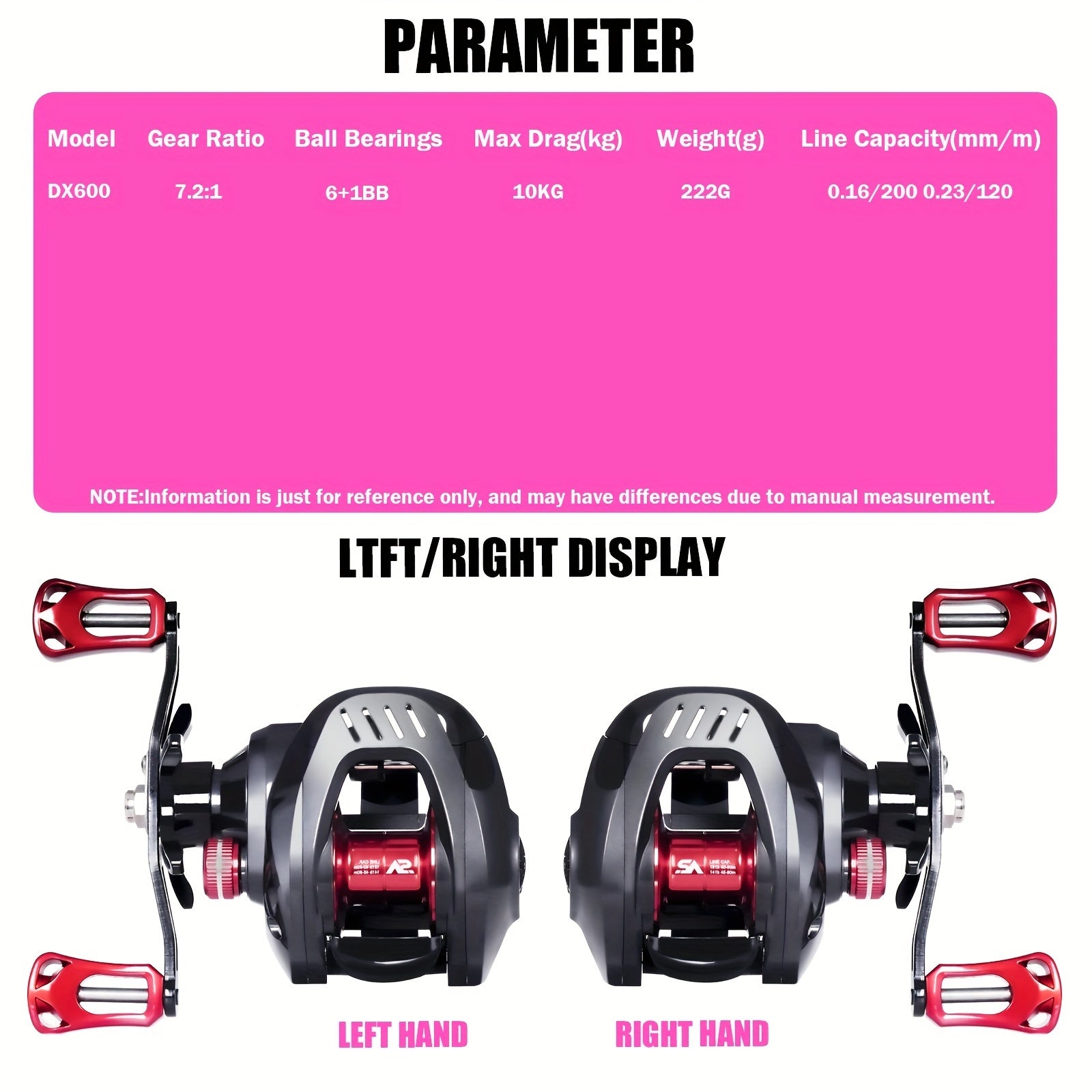 Saltwater Casting Waterproof Aluminum Fishing Reel